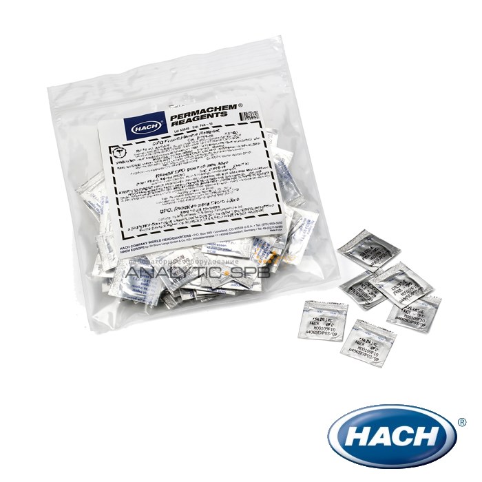 Порошковый реагент Hach 1429449 для определения алюминия, 0.008 - 0.800 мг/л