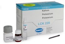 Кюветный тест Hach LCK228 для определения калия, 5-50 мг/л K