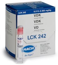 Кюветный тест Hach LCK242 для вицинальных дикитонов 0,015-0,5 мг/кг