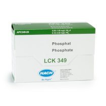 Кюветный тест Hach LCK349 для определения фосфата (орто и общего) 0,05-1,5 мг/л PO<sub>4-</sub>P