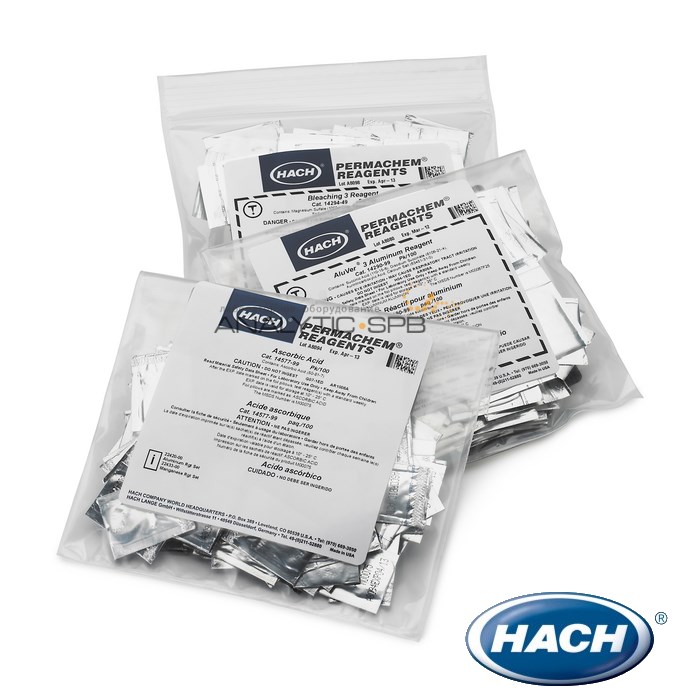 Комплект реагентов Hach 2242000 для определения алюминия, 0.008 - 0.800  мг/л