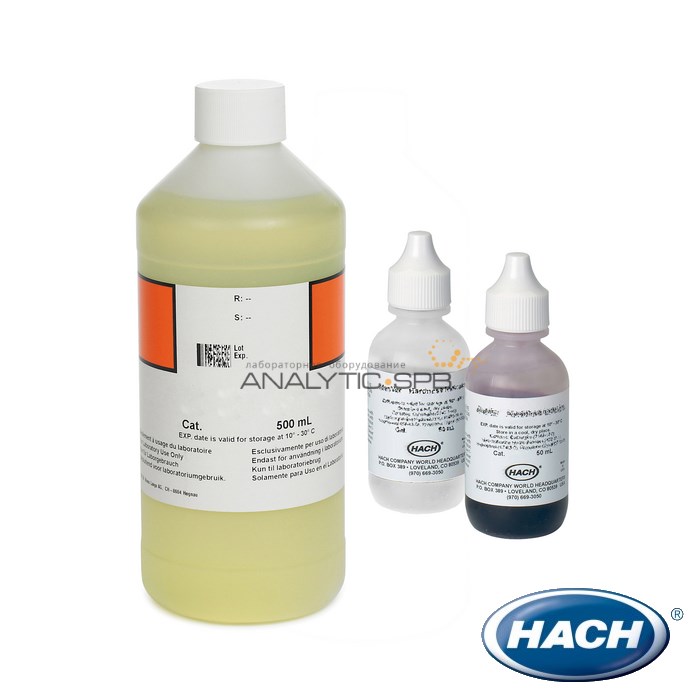 Набор реагентов Hach 2458200 для определения аммиачного азота методом Несслера, 0.02 - 2.50  мг/л