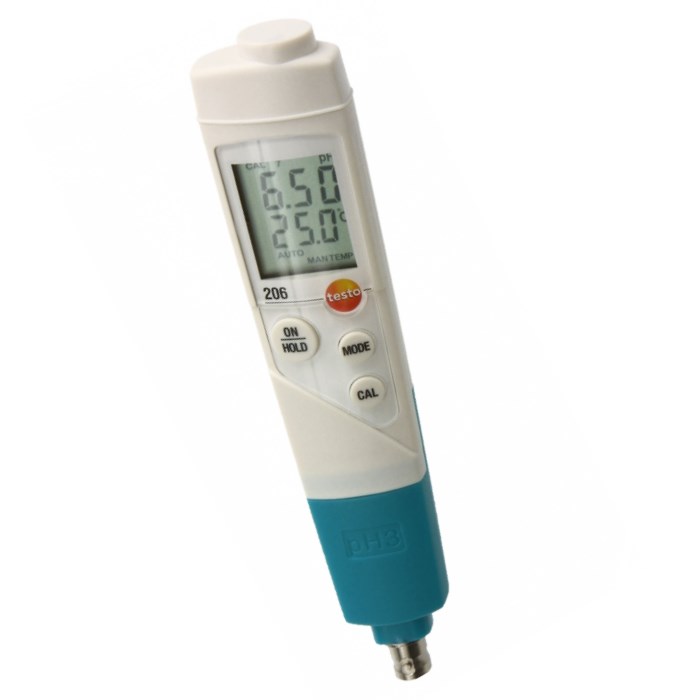Карманный pH-метр Testo 206-pH3 с BNC интерфейсом