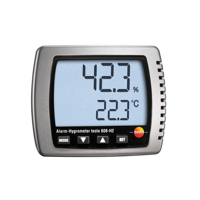 Термогигрометр настенный Testo 608-H2 с функцией сигнализации, 2...98%, -10...+70°C